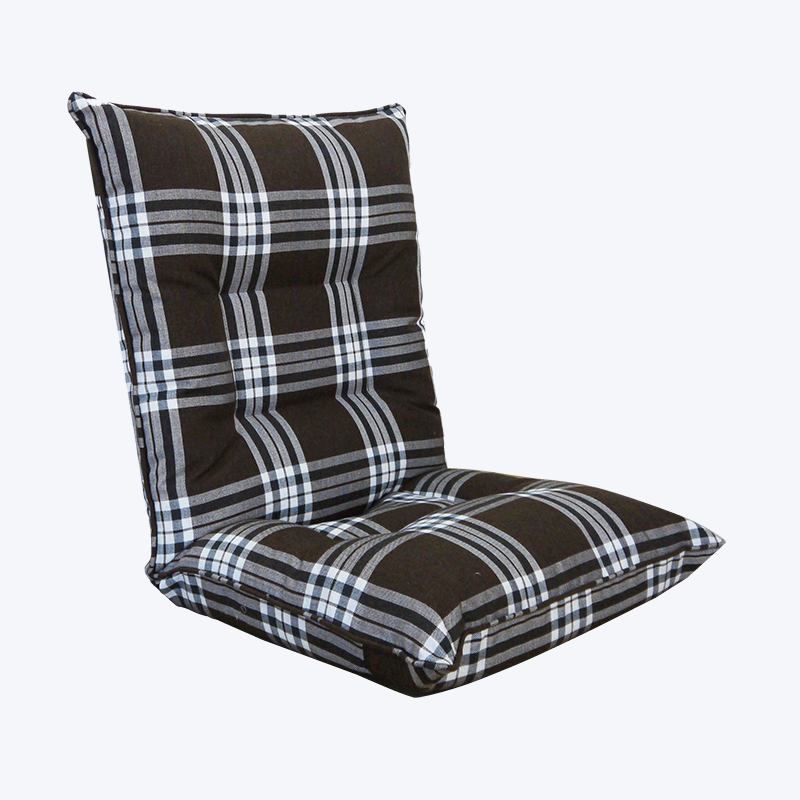 14 houndstooth tyg enkel justerbar golvstol 029DX